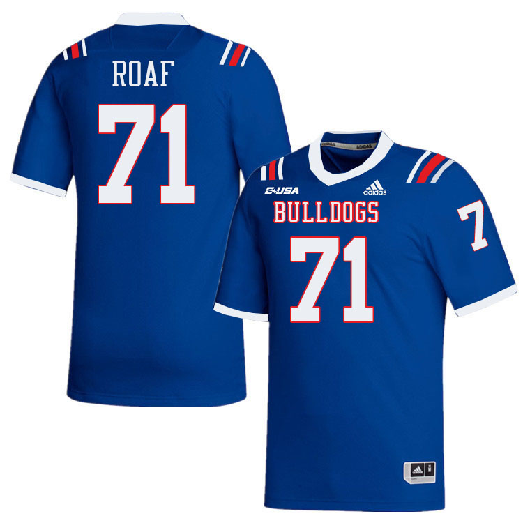 Willie Roaf Louisiana Tech Jersey,LA Tech Bulldogs Football Jerseys,Uniforms,Gears-Blue